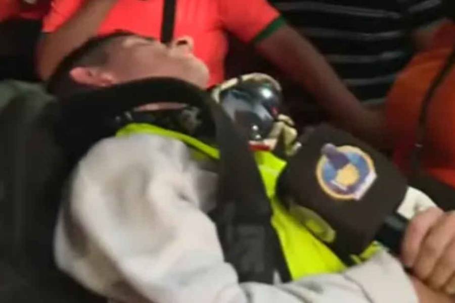 Más represión en Congreso: una moto de la Policía Federal pasó por encima a un periodista