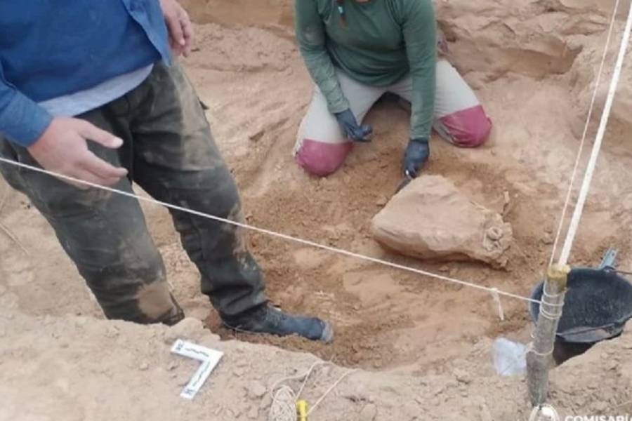 Hallazgo de restos óseos en Pomán