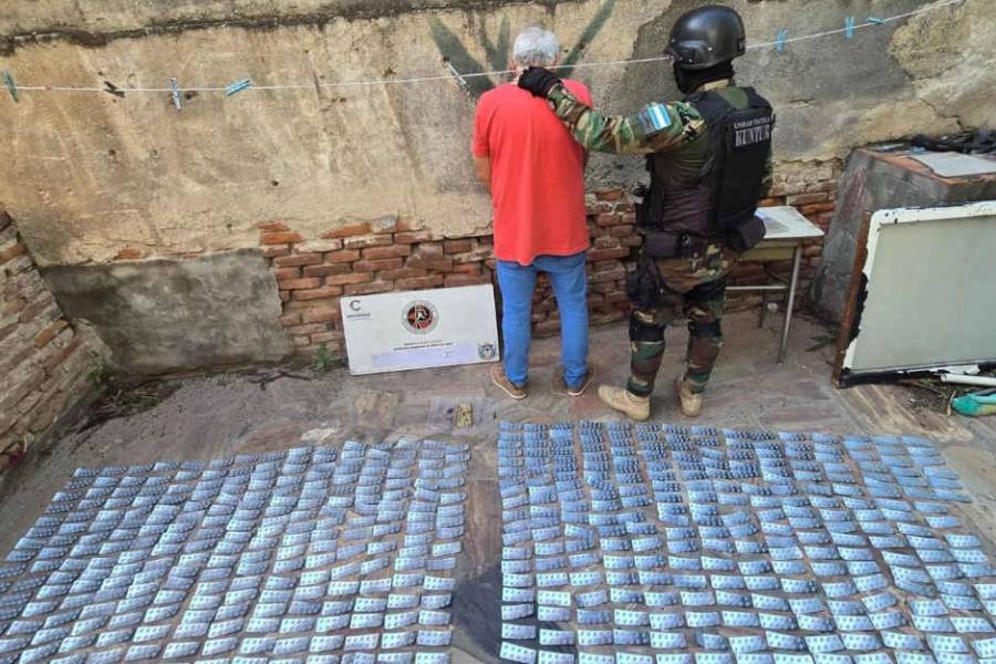 Golpe al narcotráfico: Procedimiento policial logró secuestrar 5000 pastillas de ansiolíticos