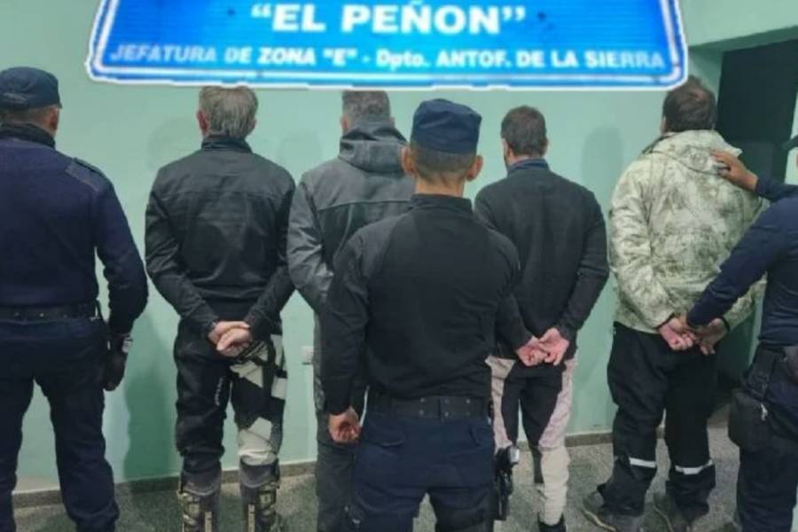 Detienen a 7 Cordobeses que invadieron el Campo de Piedra Pómez