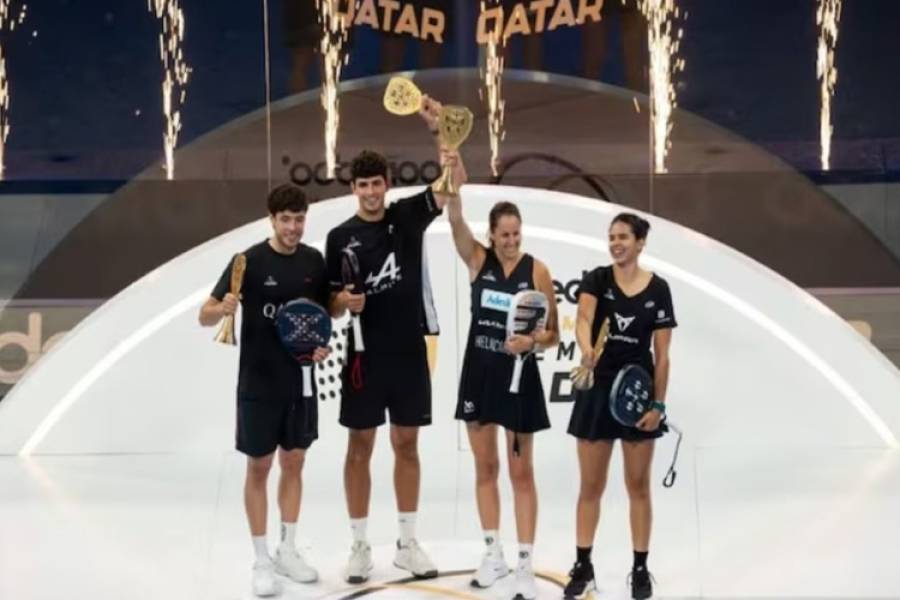 Otra vuelta de triunfo: Tapia y Coello ganaron el Major de Doha