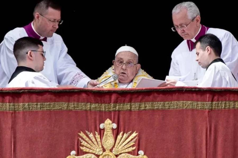 Video: la conmovedora despedida pública del papa Francisco antes de su muerte