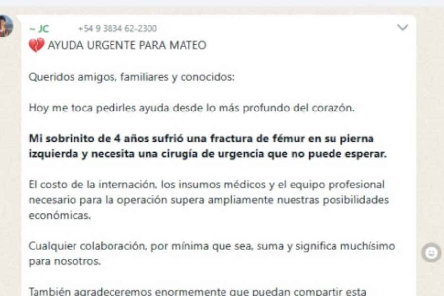 Familia solicita ayuda para cubrir costos de intervención quirúrgica