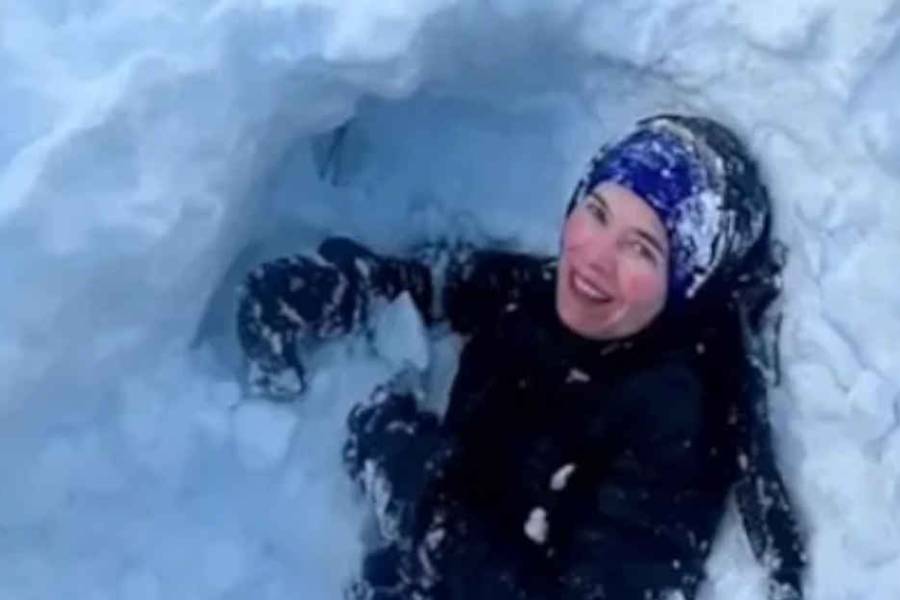 Avalancha en Ushuaia y rescate de una pareja que quedó atrapada en la nieve