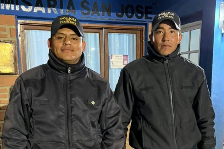 Policías le salvaron la vida a un abuelo de 88 años que fue hallado sin signos vitales