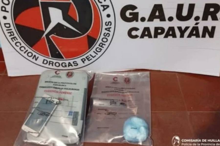 Operativos en Capayán: Detienen a dos tucumanos por droga y adulteración de un vehículo
