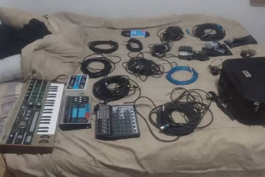 Tras intensas búsquedas logran recuperan elementos robados a un músico