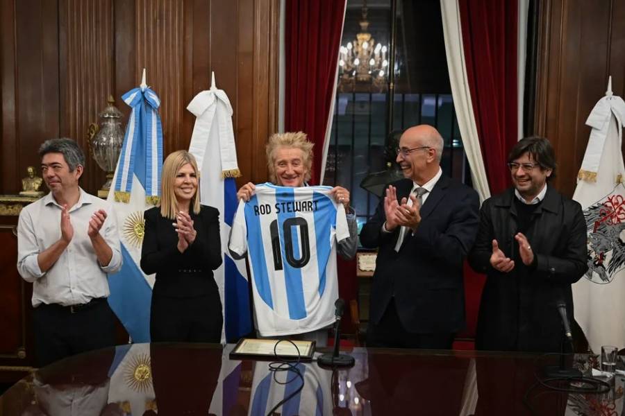 Rod Stewart fue declarado Huésped de Honor de la Ciudad de Buenos Aires