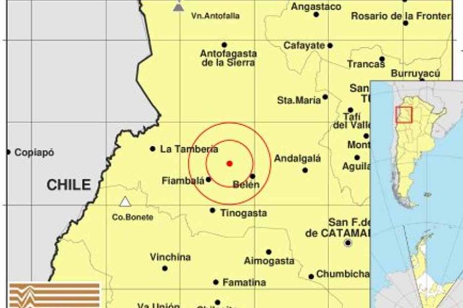 Seguidilla sísmica en Catamarca: Dos sismos en menos de 24 horas