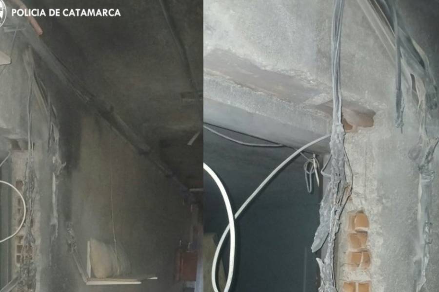 Incendio en un motel en Polcos 