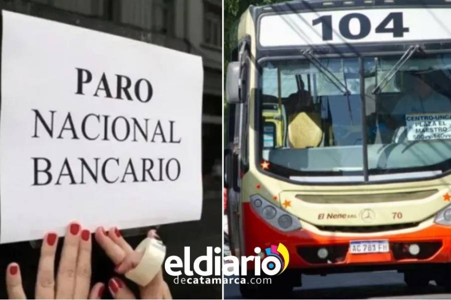 Este jueves no hay bancos, ni transporte de pasajeros en Catamarca