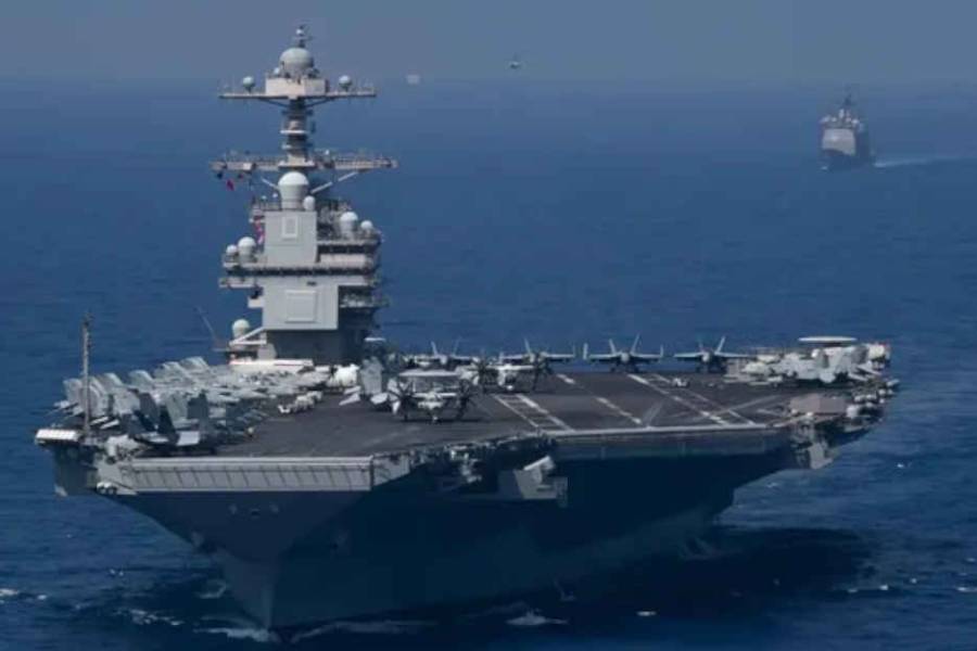 Estados Unidos desplegó el portaaviones más grande del mundo en Israel
