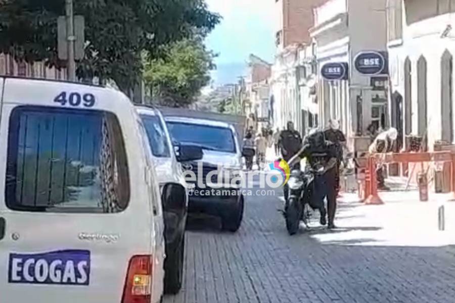 Peligro: Perdida de gas domiciliario en instalaciones del Banco Santiago