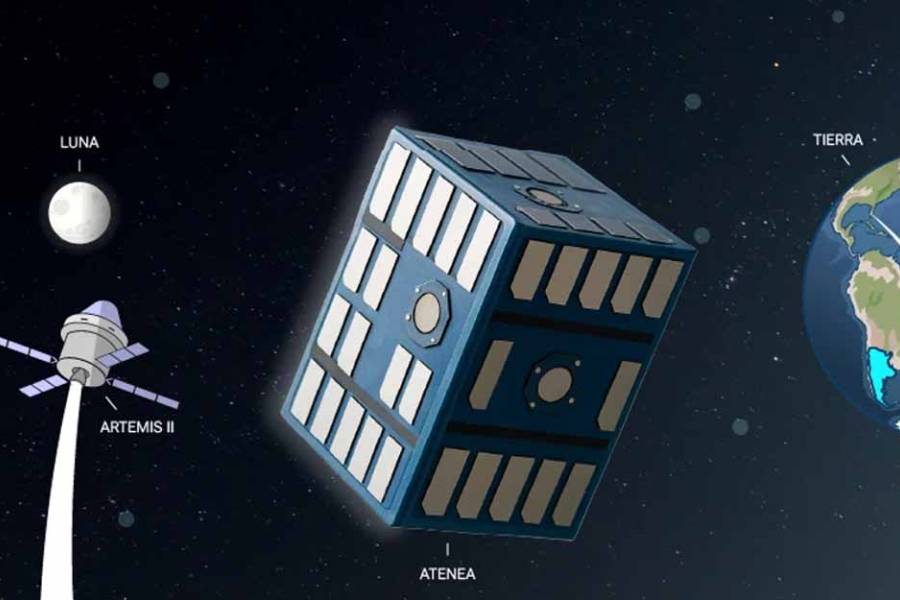 El Gobierno confirmó que Argentina captó datos del microsatélite ATENEA en el marco del programa Artemis