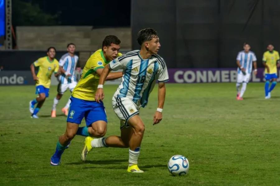 La Selección argentina Sub 17 cayó por goleada con Brasil y el final fue con escándalo