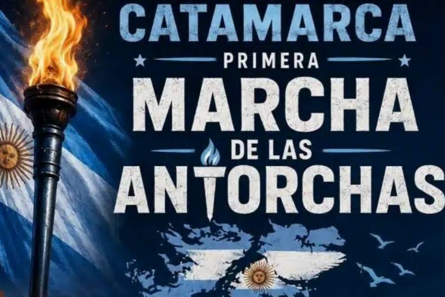 Marcha de antorchas por Malvinas