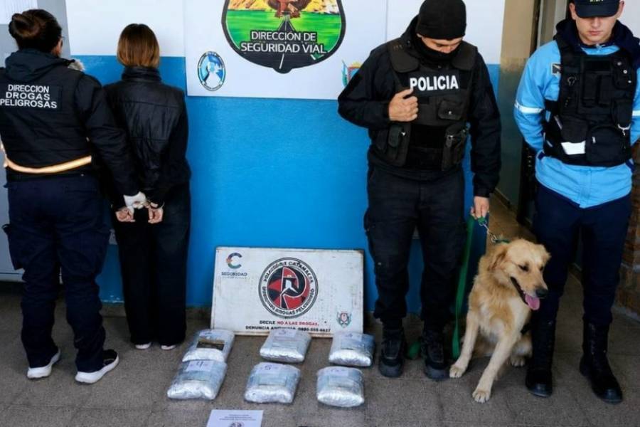 Puesto Caminero El Portezuelo: Detenida con 6 kg de marihuana “Crippy”