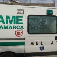Quiso robarse una ambulancia del SAME y terminó detenido