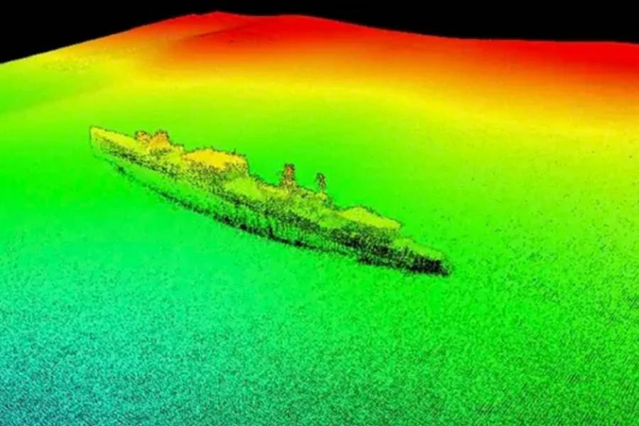 Tres drones encontraron el famoso barco fantasma de la Segunda Guerra Mundial tras casi 80 años