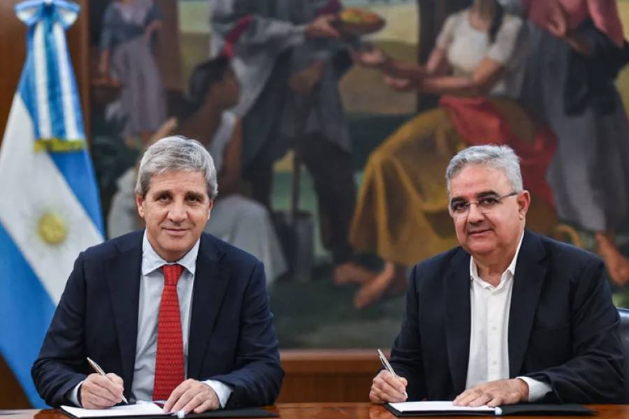 Provincia y Nación suscribieron un convenio clave de compensación de deudas