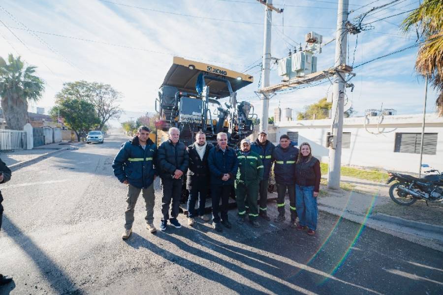 Avanzan obras de urbanización y pavimentación en diferentes sectores de Valle Viejo