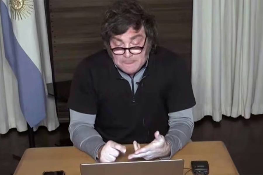 Javier Milei en el Coloquio de IDEA: pidió 